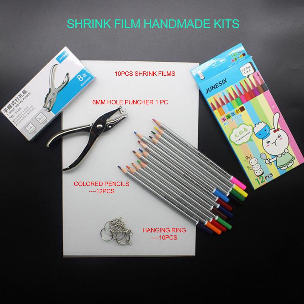 clear heat shrink paper tool shrink films sheet kits