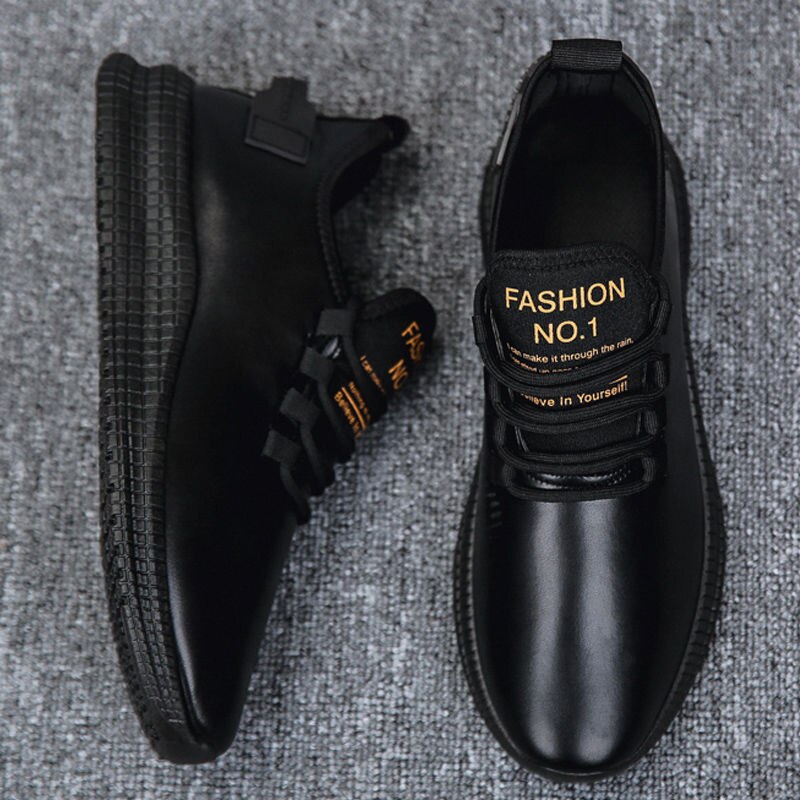 Lenkkarit miesten vapaa-ajan kengät miesten kevyet hengittävät mustat miesten kengät tenis masculino zapatos hombre nanx 208: 1 / 39