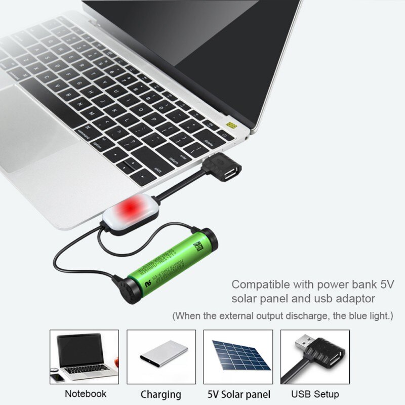 Battery Charger For Li-ion Batteries Multifunction Magnetic USB Charger Mini Charging Discharging Power Bank