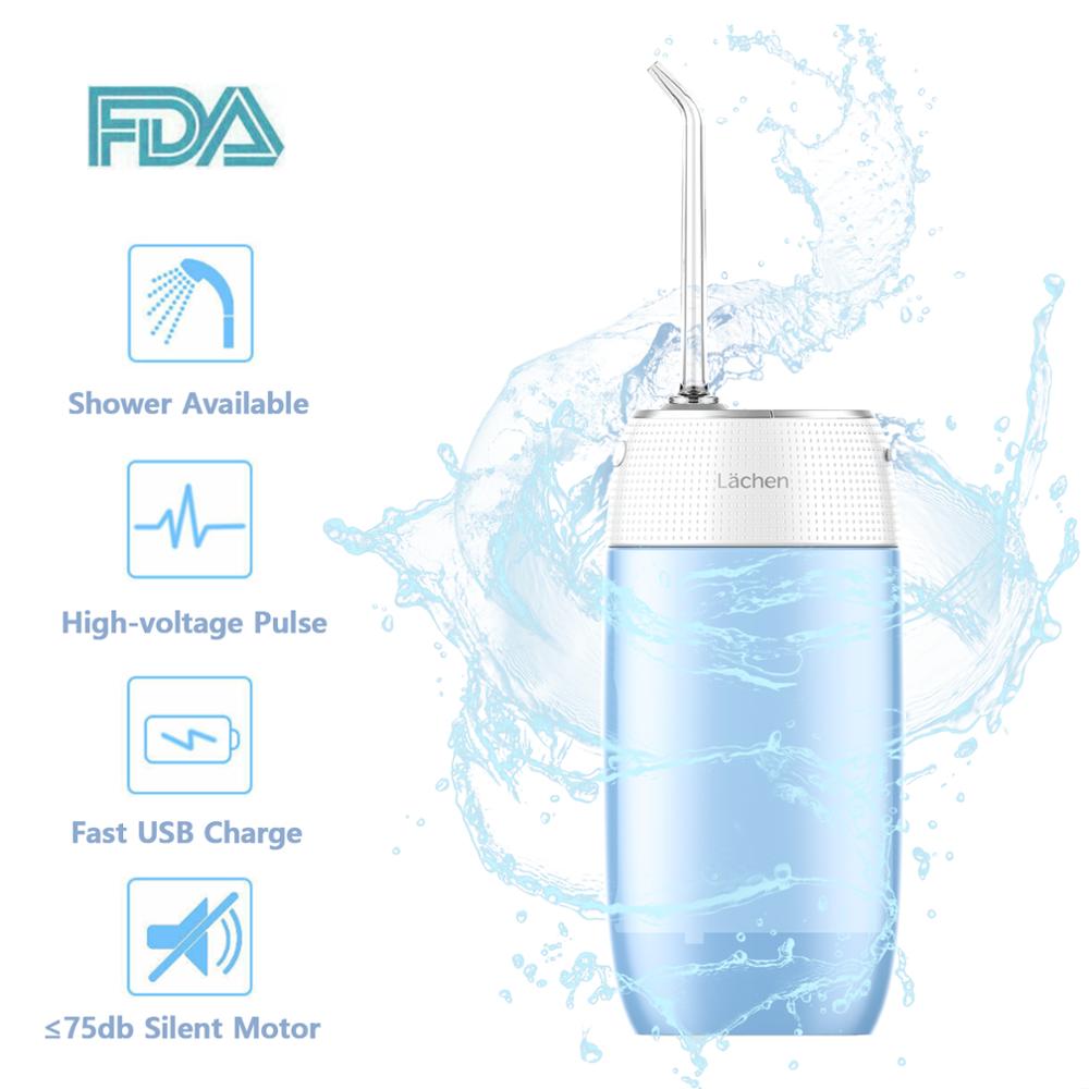 Lachen Mini Monddouche Dental Draagbare Water Flosser Tips Reinigen Tanden Usb Oplaadbare Water Jet Bleken IPX7 Monddouche