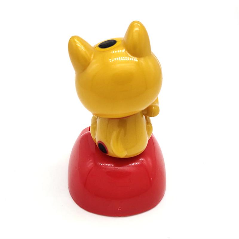 Lovely Solar Power Cat Interior Ornament Home Decor for Kids Toy Birthday