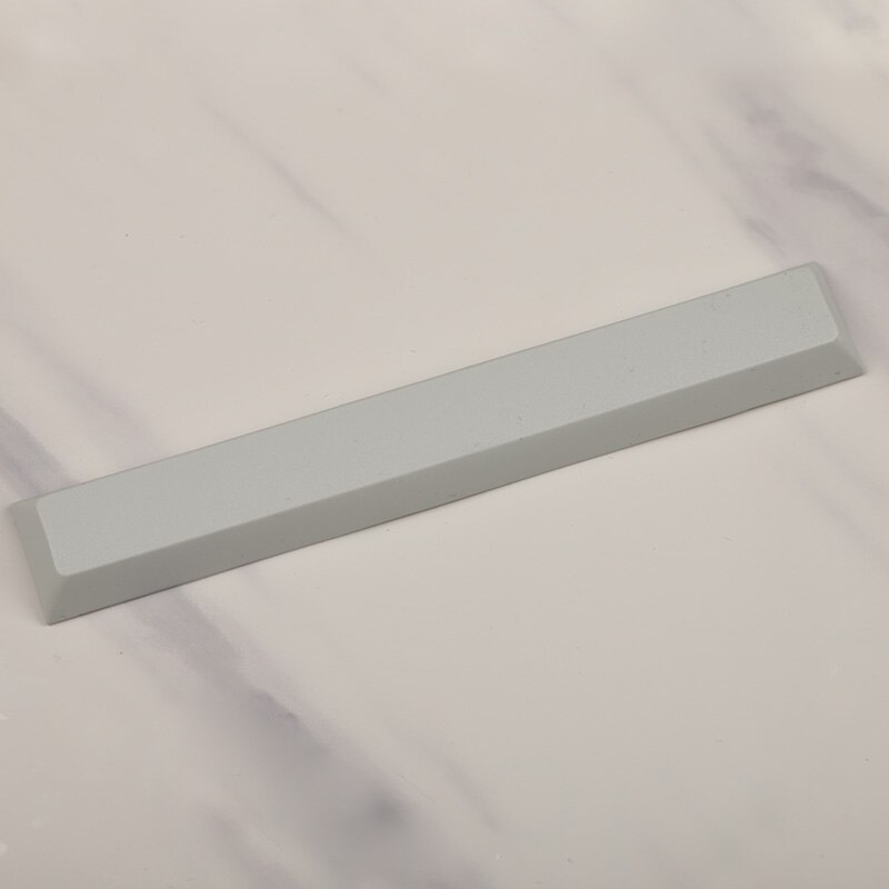 DSA height 6.25X space key cap PBT material six-hole chrysanthemum mx cross chrysanthemum mouth mechanical keyboard keycap: light gray