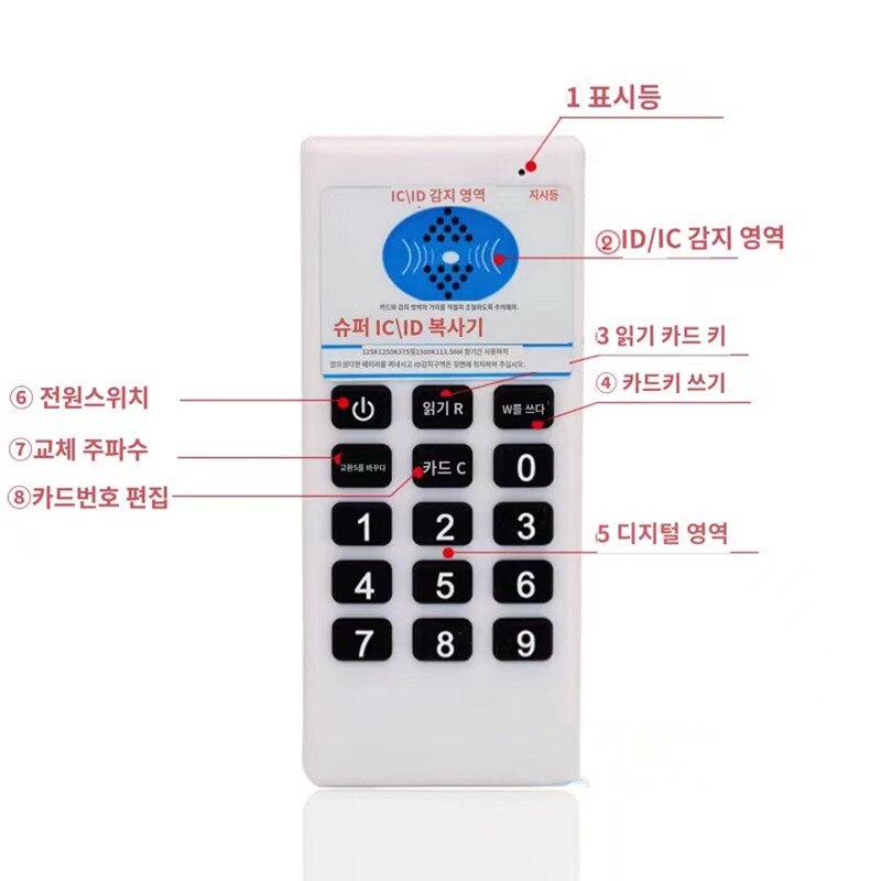 05CD Idic Rfid Kaart Kloon Machine Appartement Deurslot Duplicator (Korea-Gids Beschikbaar/Japan, Europa, amerika., etc)