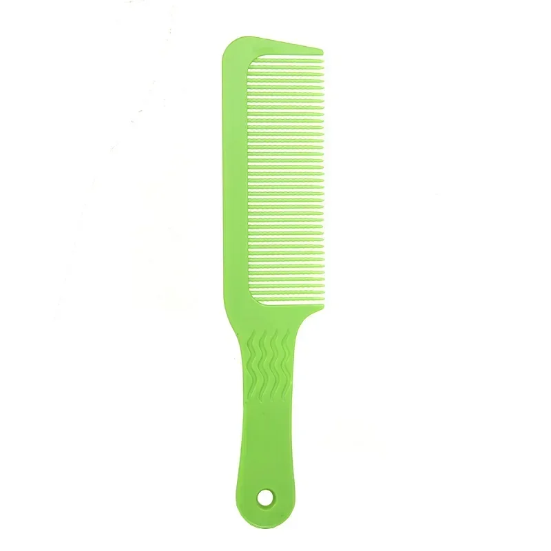 Professionele Platte Kop Knipkam Antistatische Haar Knipkam Grove Mannen Haar Knipborstel Salon Kapper Tondeuse Accessoires: Blauw