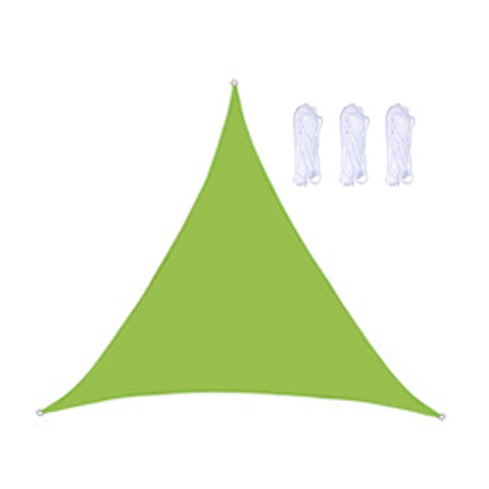 Triangle Sun Shade Sail Patio Deck Beach Garden Yard Outdoor Canopy Cover UV Block for Patio Garden Outdoor Activities 3 x 3 m: Green