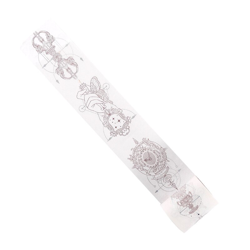 Cinta decorativa Vintage Washi Tape para decoración de fiestas, papel de aluminio Retro para manualidades Diy, álbum de recortes, envoltura de , planificador