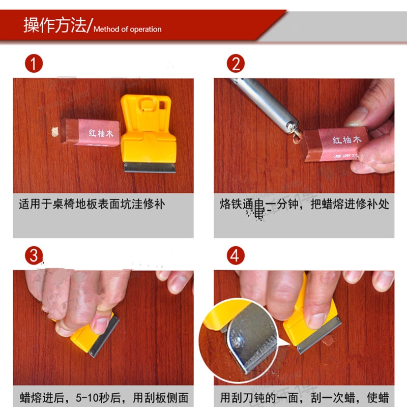 Möbel kreide holz reparatur wachs Möbel Reparatur Wachs Füllstoff reparatur bleistift Tiefem zerkratzt falzen caulk 1 stücke