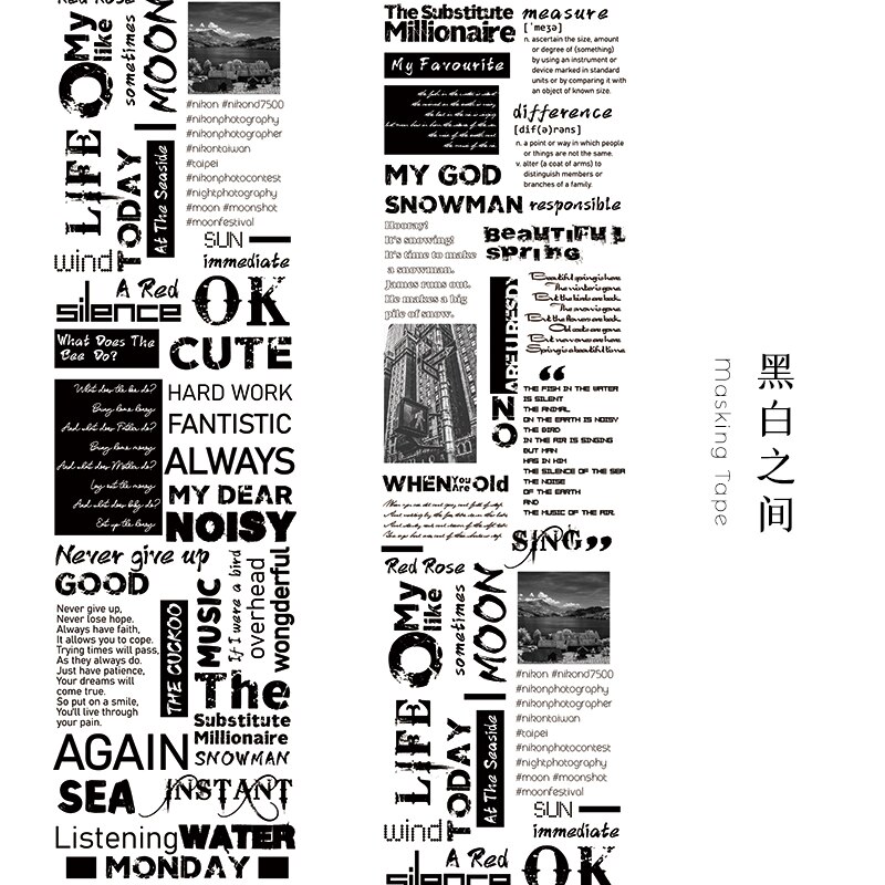 Collage Letters Huisdier Transparedecorative Stickers Scrapbooking Sticker Stationaire Album Kantoor Accessoires Art Supplies: E