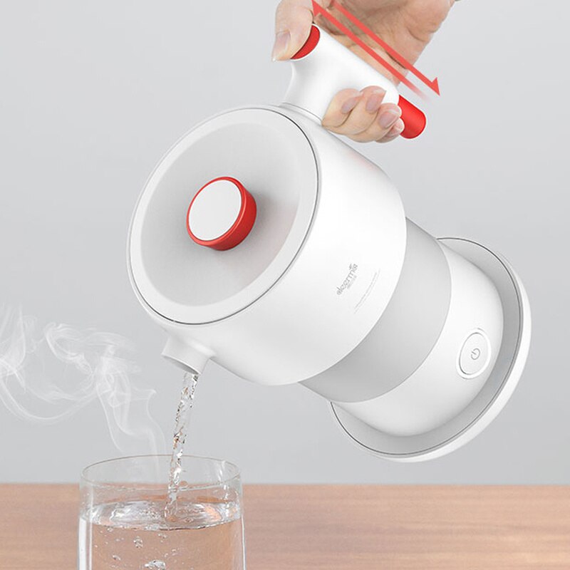 Youpin Deerma Tragbare Elektrische Wasserkocher Küchengeräte Elektrische Wasserkocher Wasser Kochen Reise Faltbare 0,6 L Kaffee Teekanne