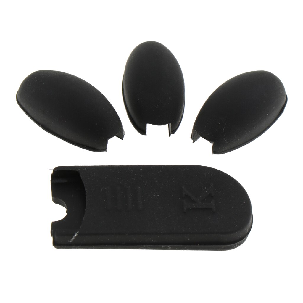 Set of Saxophone Thumb Rest Cushion 3 Rubber Palm Key Risers Wind Woodwind Instrument Parts for Alto Tenor Soprano Saxophone