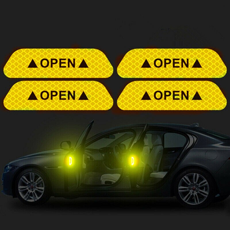 Car Glow Stickers 4 Universal Auto Car Door Open S Grandado car-glow-stickers-4-universal-auto-car-door-open-s-grandado