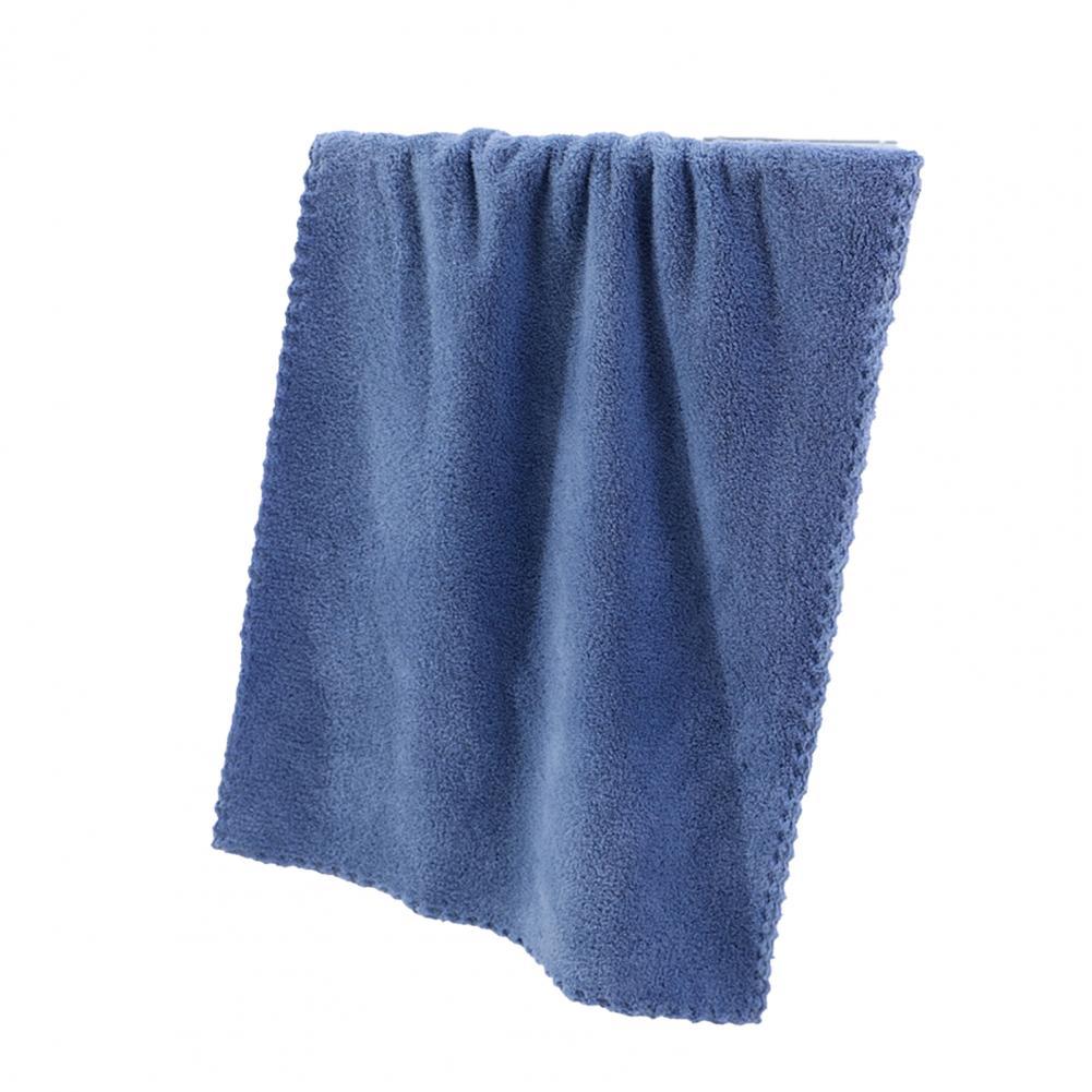 Excellent Towel Eco-friendly Useful Face Towel Microfiber Bath Towel for Bathroom Spa Towel: Grey Blue