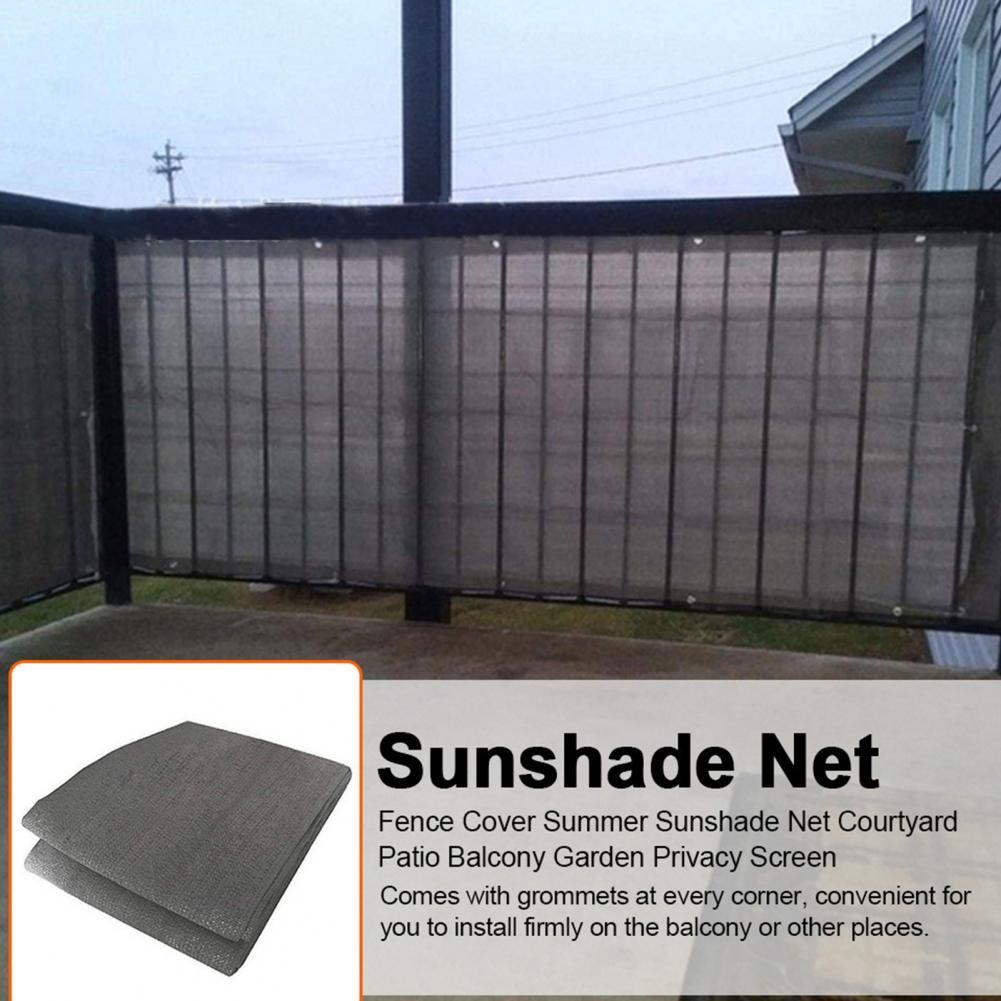 Sunshade Net Privacy Screen Fence Mesh Sunshade Net Convenient Helpful Sunshade Mesh
