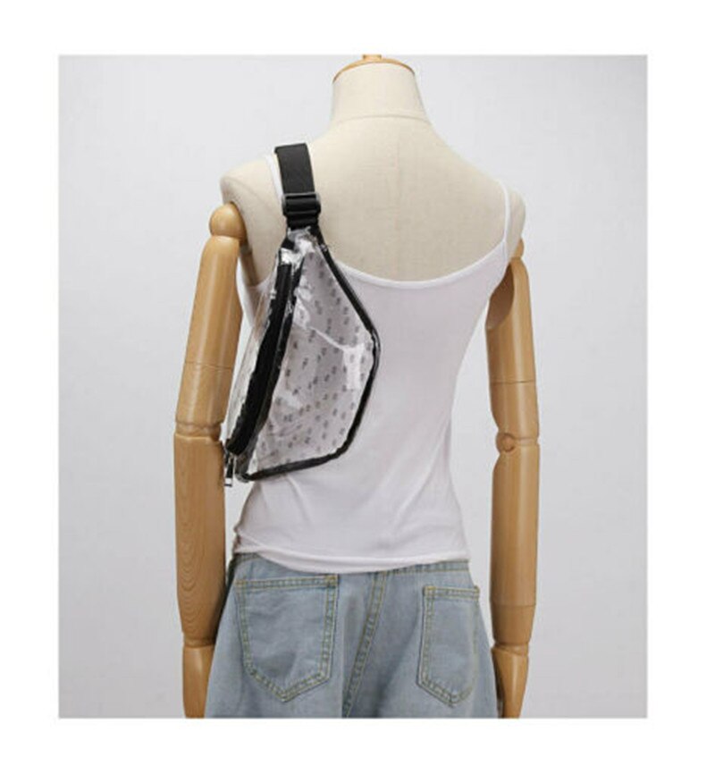 Vrouwen Tas Toevallige PVC Transparante Taille Fanny Pack Belt Bag Lady Pouch Reizen Hip Bum Schoudertas Crossbody Tas portemonnee