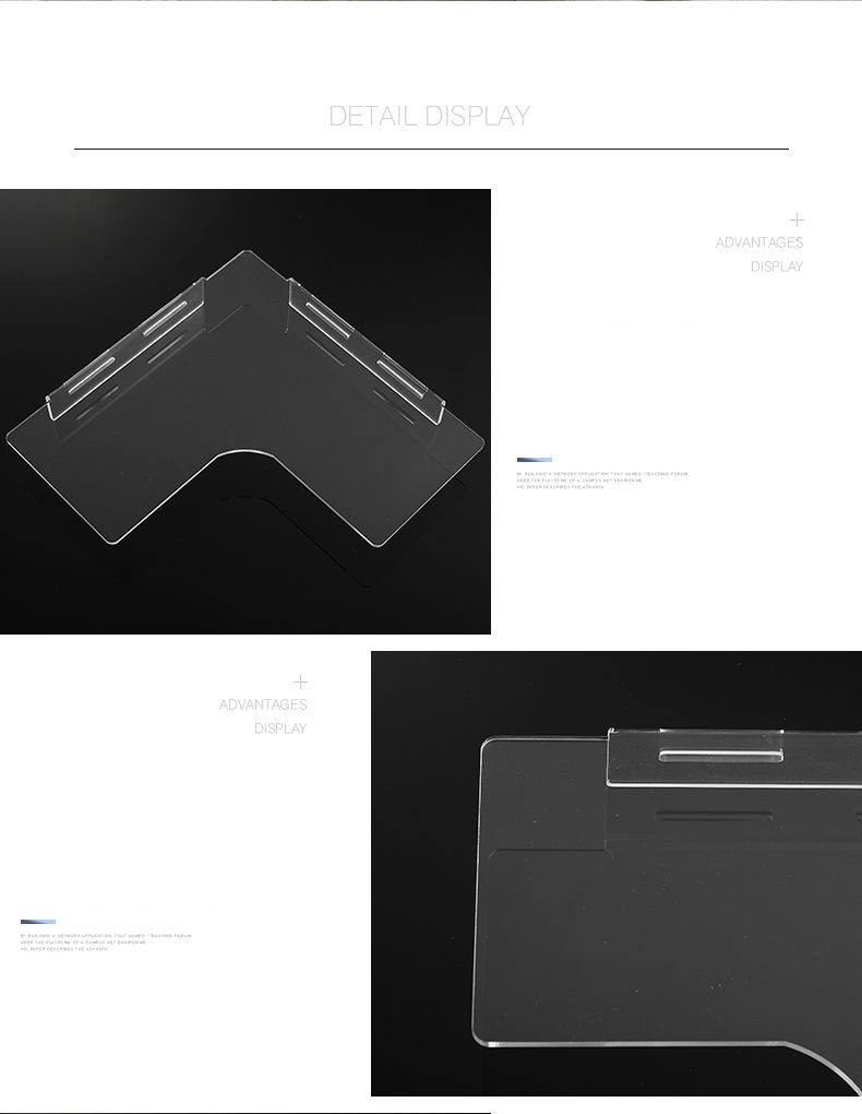 Estantería flotante de esquina de acrílico para baño, estantería protectora para artículos de cosmética, estante de almacenamiento transparente para colgar en la pared de la cocina