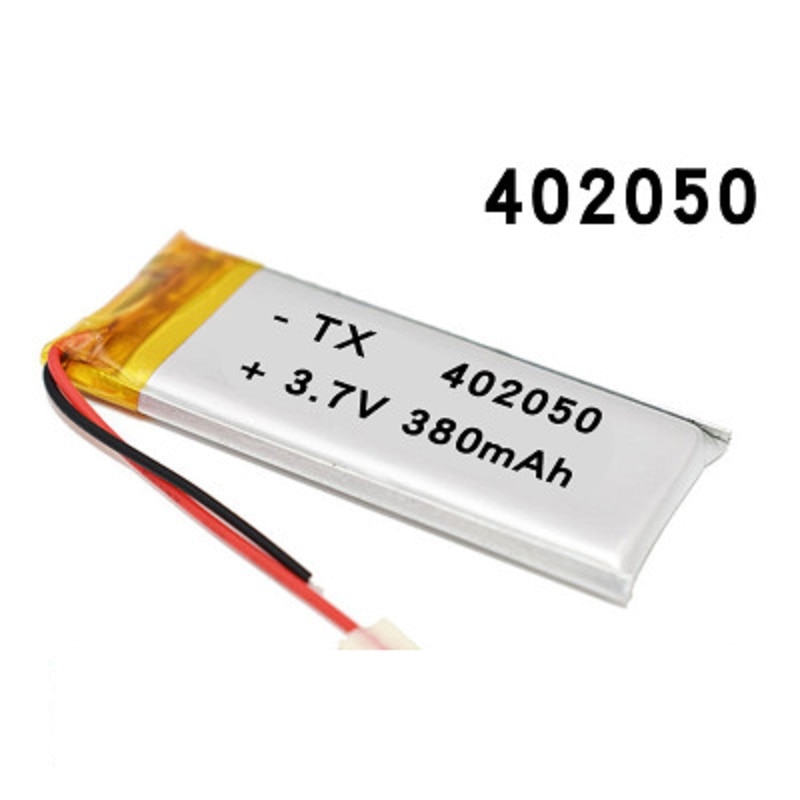 402050 3.7V 380mAh Li-Polymer Batterie Pro mp3 mp4 DVR GPS Scala Fahrer Q3 Motorrad Bluetooth Helm WW452050PL