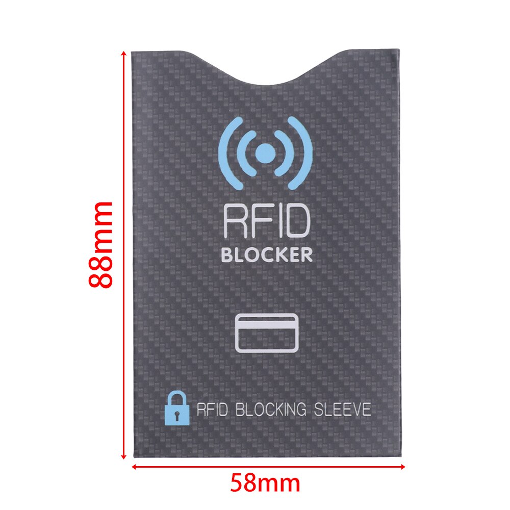 porte-monnaie Anti RFID, 5 pièces, serrure à manches, couvercles de Protection pour carte bancaire