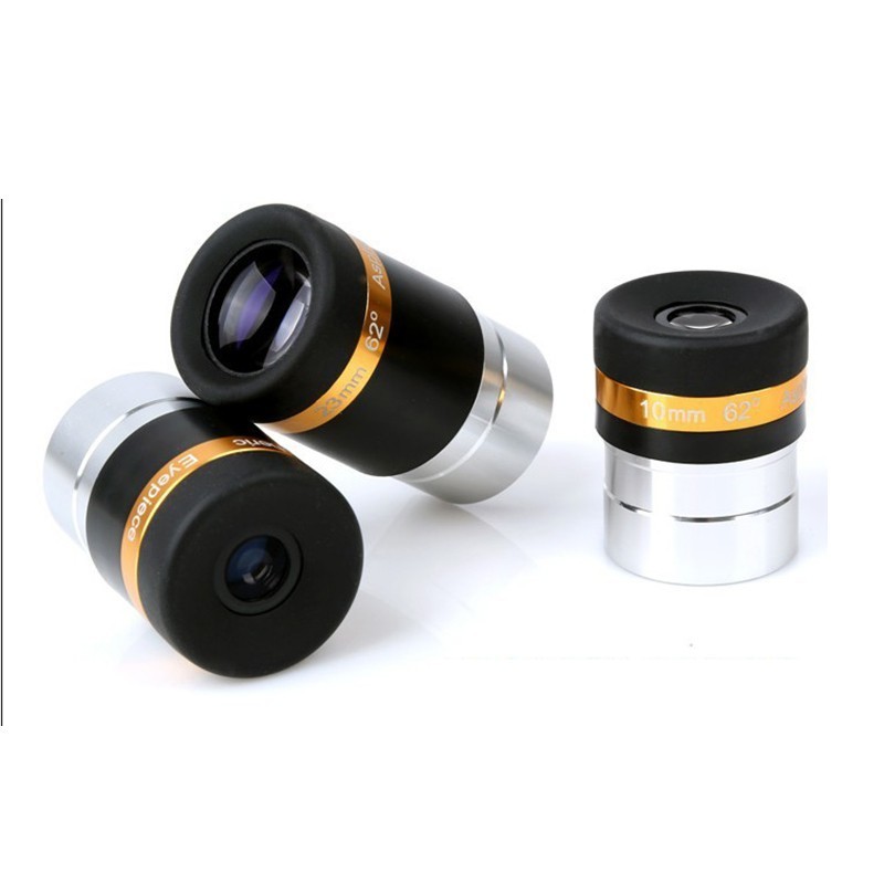 Celestron 1.25" Wide Angle 62 Degree Lens 4mm 10mm 23mm Aspheric Eyepiece HD Fully Coated For Astronomy Monocular Telescope