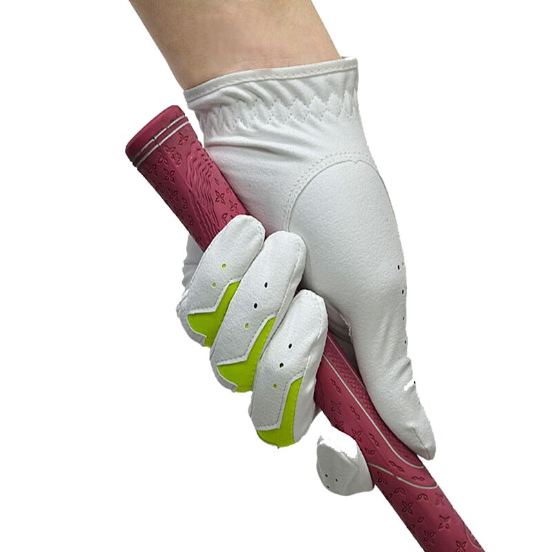 Playeagle 1 stk kvinders golfhandske venstre hånd højre hånd micro soft soft åndbare golfhandsker til kvinder: Højre hånd / 19