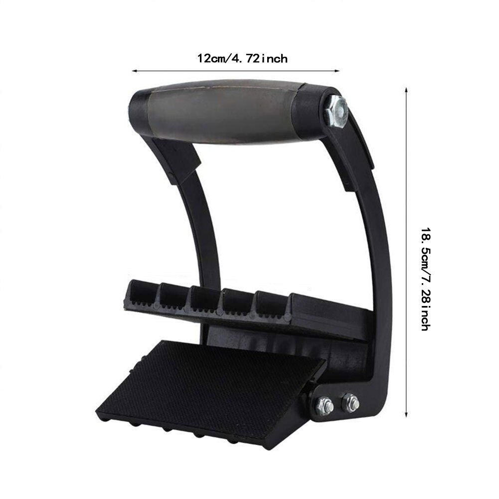 Carrier Gripper Sheet Plywood Gripper Handle Panel Carrier Tool Heavy Duty Sheetrock Gripper for Plywood Panels Sheets Black
