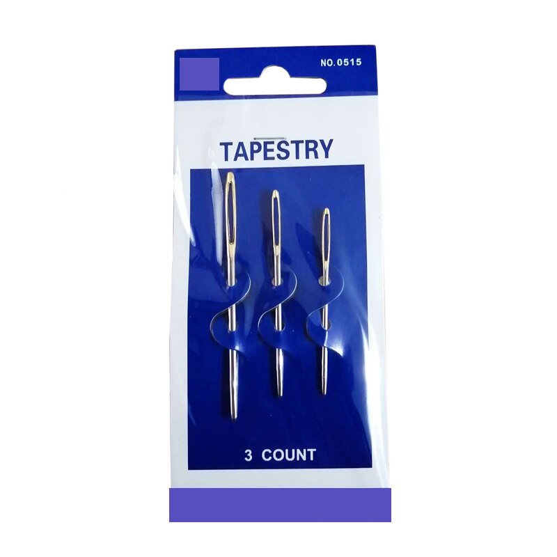 1Set Big Eye Sewing Needles Stainless Steel Needle Craft Hand Stitch Tool for for Leather Bag Sewing: R