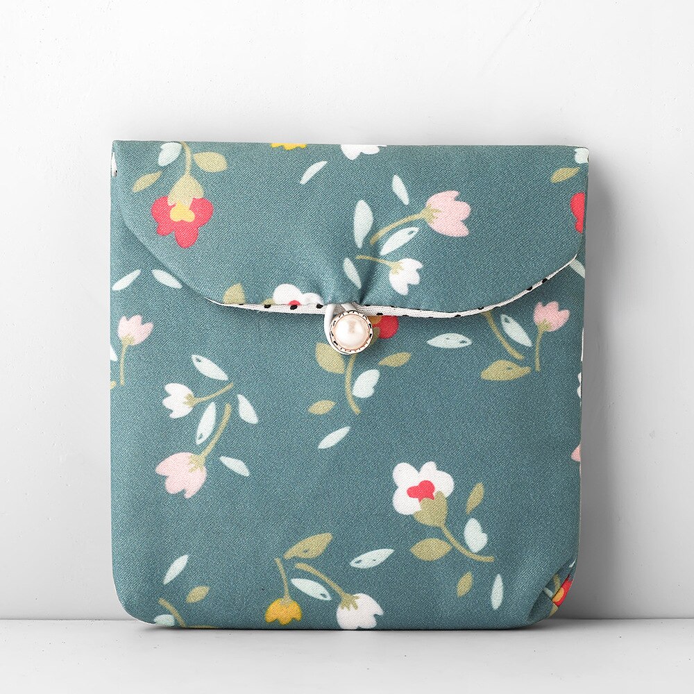 Neceser de viaje con dibujos animados para mujer, neceser de belleza Floral, estuche organizador de maquillaje, bolsa de aseo y almacenamiento, monedero