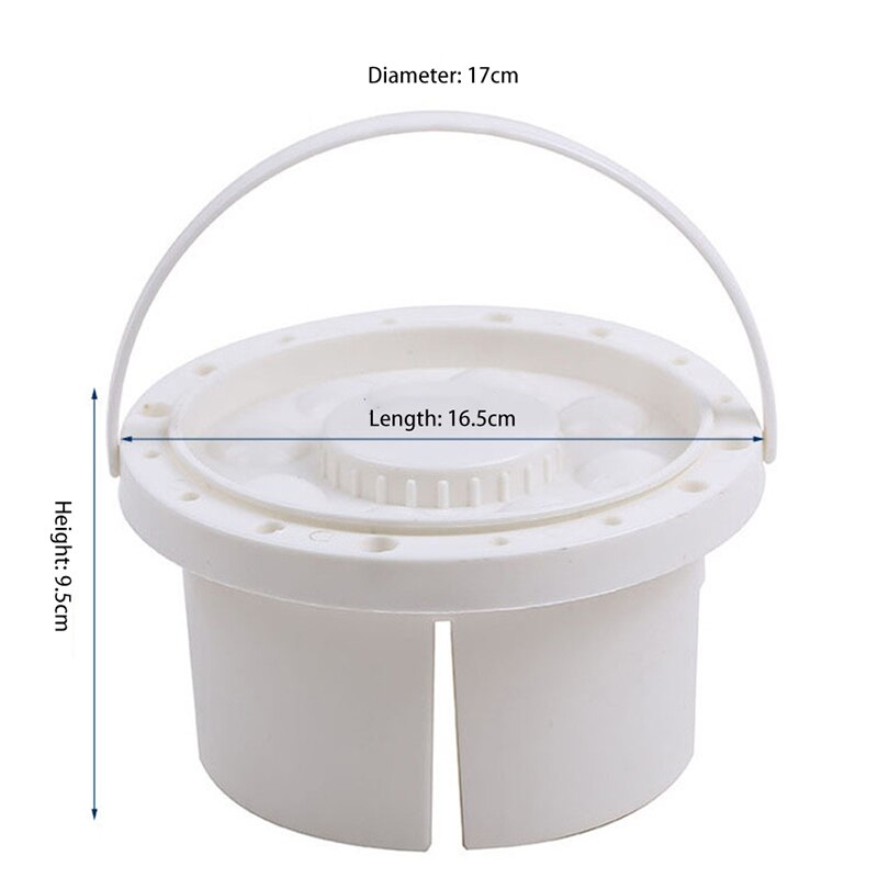Brush Washing Bucket Multifunction Paint Brush Basin with Brush Holder &amp; Color Palette 2 In 1 Artist Brush Cleaner