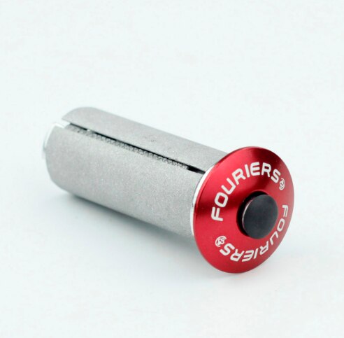 Fouriers Alluminum alloy Headset Expander Plug Stem Top Cap For 28.6mm 1 1/8" Steerer Carbon Fork Headsets Bicycle expander: Red
