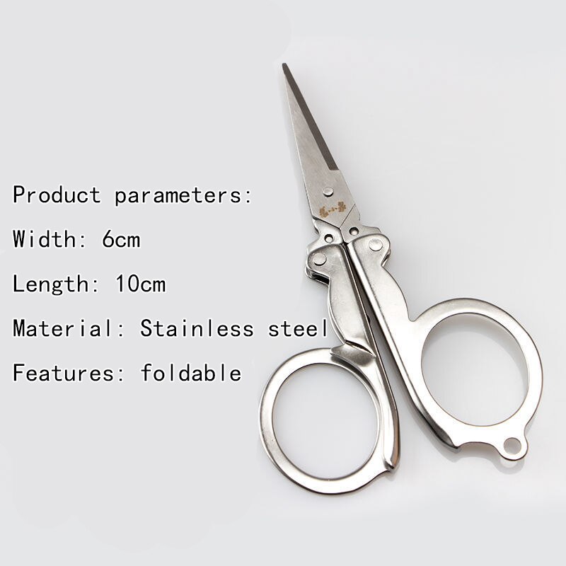 Edelstahl Mini Falten Schere Nagel Knipser Kleine Schere Tragbare Tragbare Reise Fisch Draht Schere Kleine