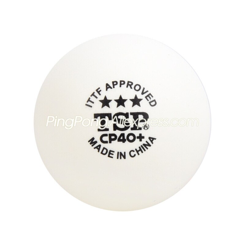 TSP 3 Sterne Tischtennis Ball (TSP CP40 + Gesäumt Wird) neue Material Kunststoff Original TSP 3-STERNE Klingeln Pong Bälle ITTF Genehmigt