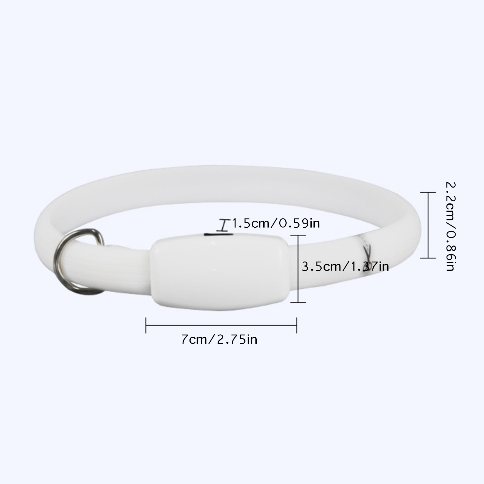 Collier lumineux LED USB pour animaux de compagnie, collier de chien, collier de chat, clignotant, ceinture de sécurité nocturne, anti-perte, brillant, brillant