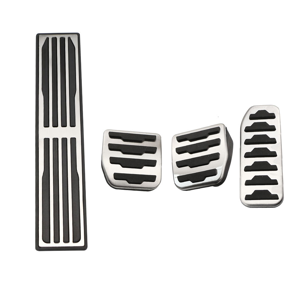 Zlord Auto Rest Voetpedaal Cover Gas Brandstof Pedaal Rempedalen Covers Voor Jaguar F-Tempo F Tempo Xe lhd Auto Onderdelen Accessoires: MT 4Pcs With Rest