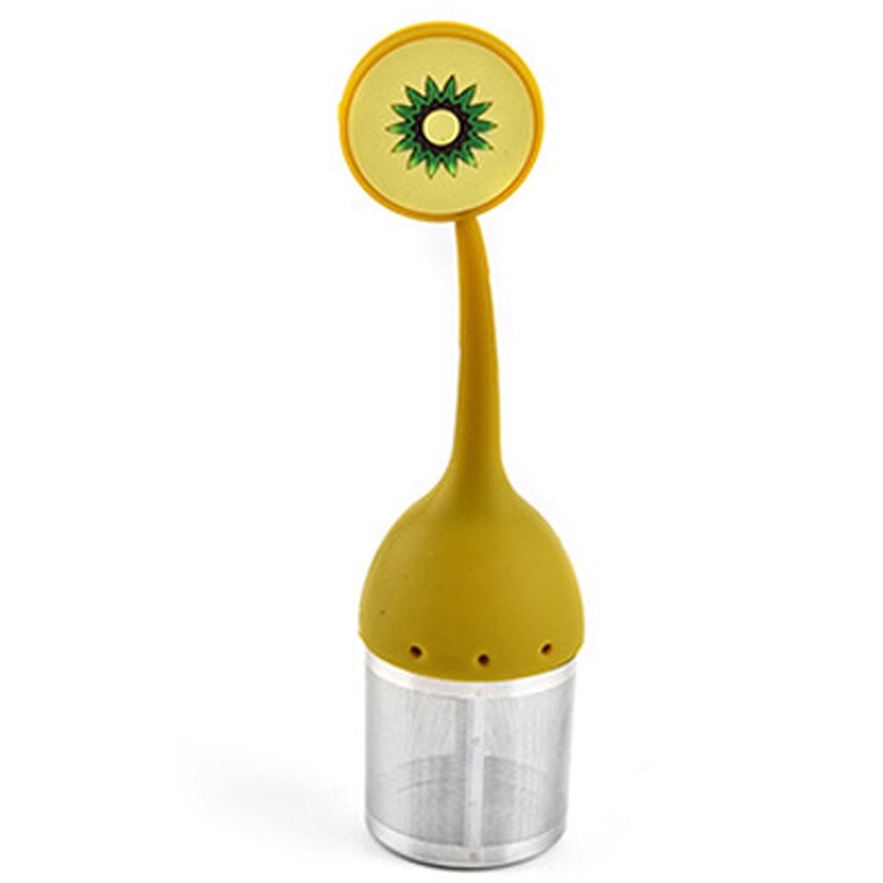 Cute Flamingo Tea Strainer Pineapple Tea Bags Silicone Loose-leaf Herbal Tea Infuser Filter Diffuser Teaware: B