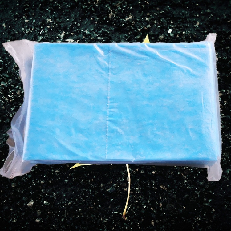 20 stk / taske 80 x 180cm engangs ikke-vævet lagen vandtæt stof sund lagen skønhedssalon spa massage borddæksel: Blå