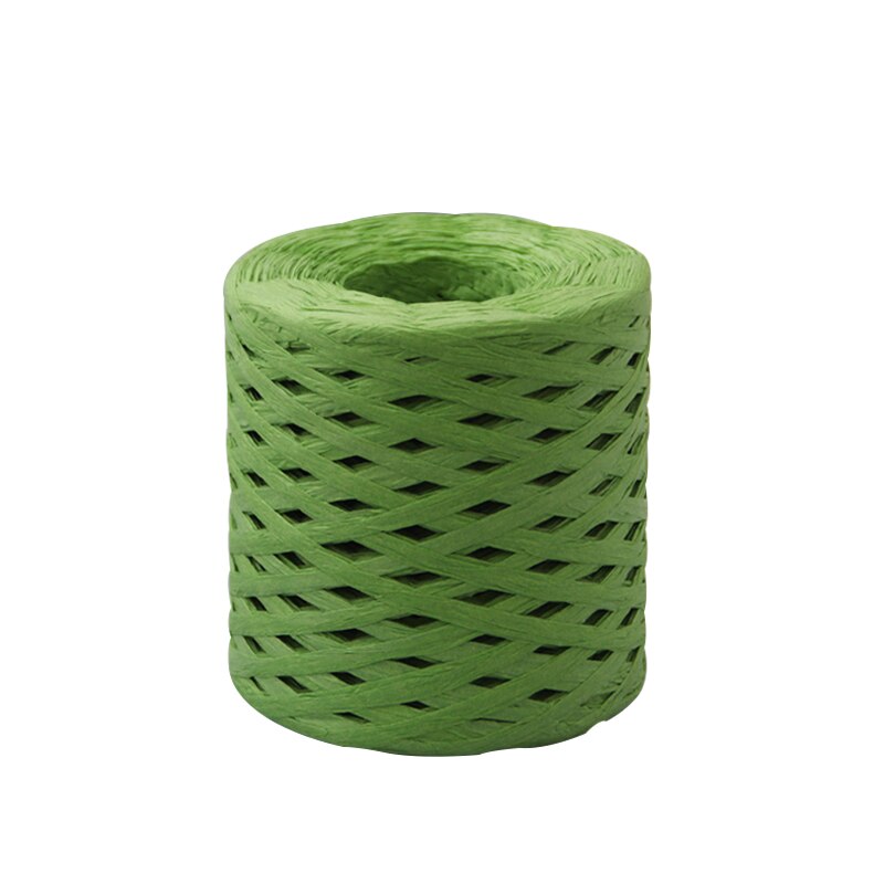 200m färgglada pappersrep raffia band dekoration sladd låda inslagning packning scrapbooking hantverk bröllop födelsedag julfest: 3