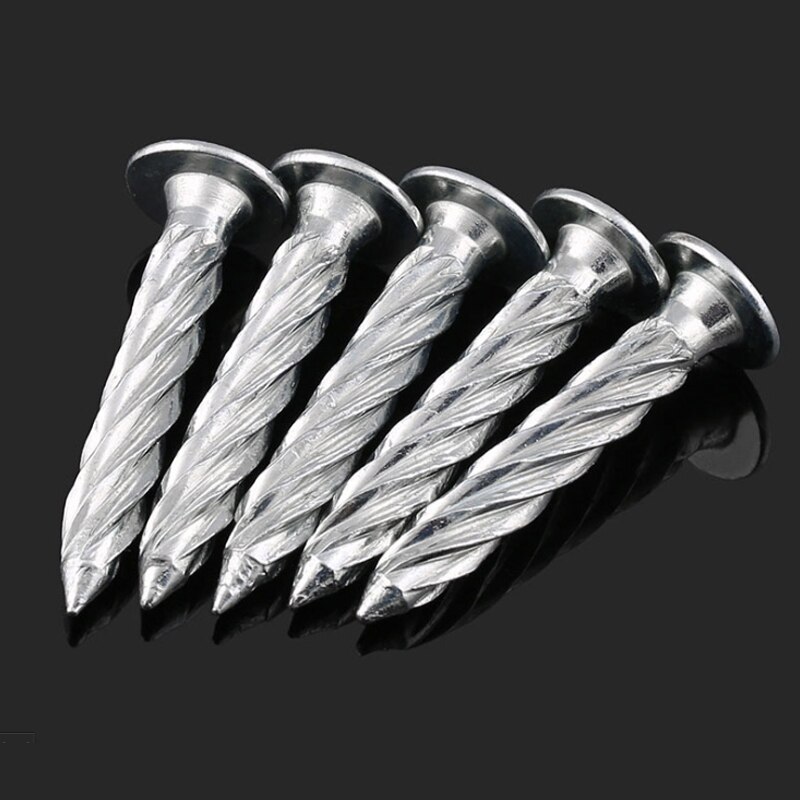 stainless steel thread self-tapping nail pressure explosion galvanized spiral cement steel nail 10PPcs nailer Nagler Tacker 1Pcs