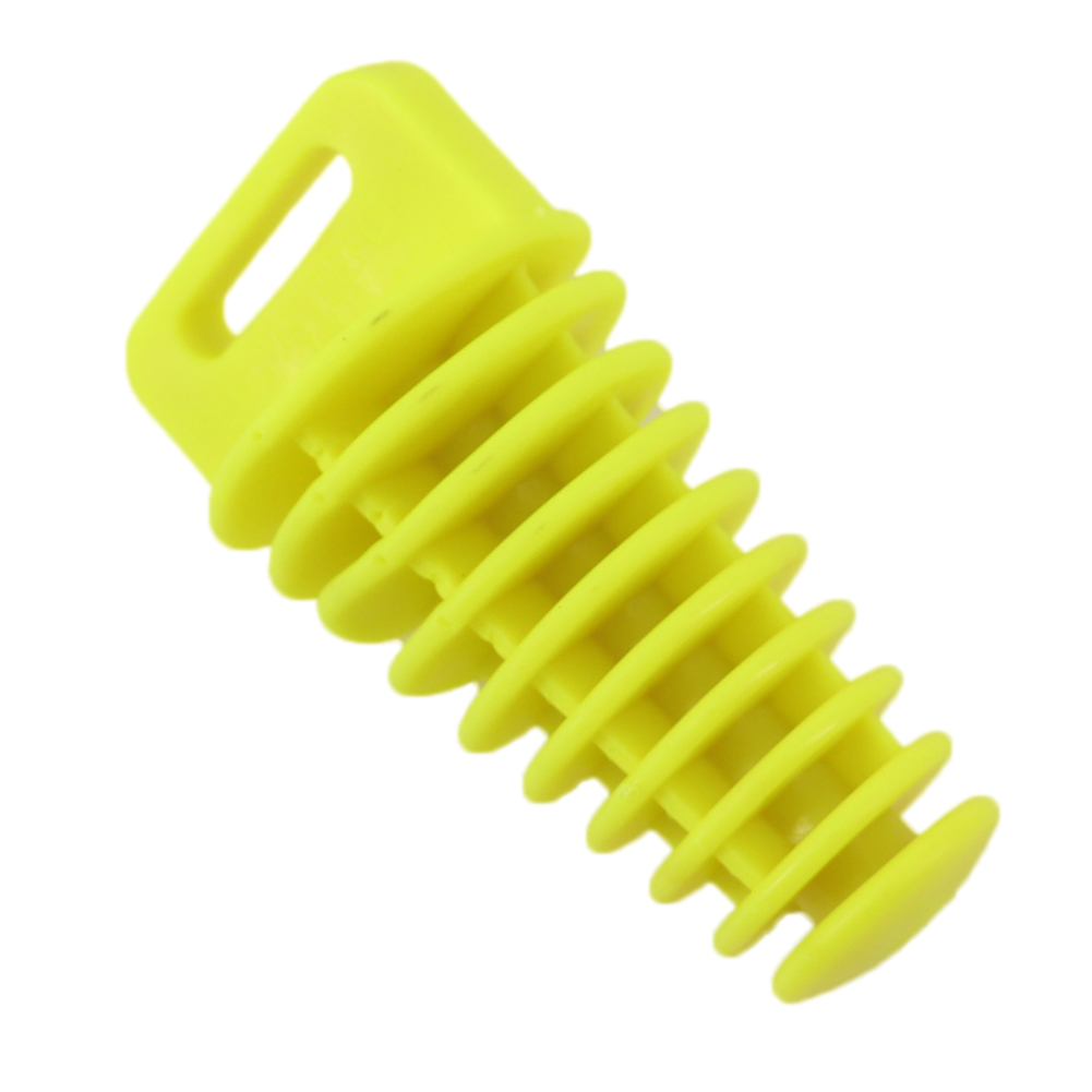 Auspuffrohr stecker 27mm-48mm silikon kreuz-Land motorrad abwasser schalldämpfer stecker auspuff wasserdichte spüLunge stecker: Braun