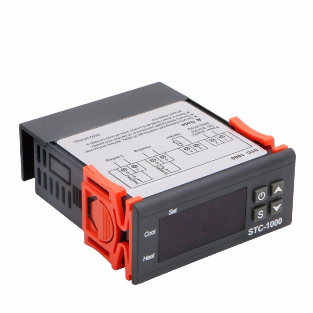 110V220V Digital STC1000 AllPurpose Temperature Controller Thermostat Sensor Temperature Control Products