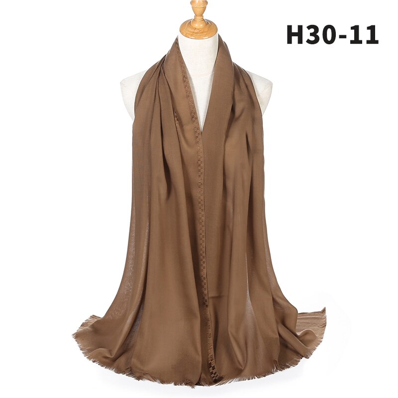 Vrouwen Katoen Hijab Moslim Hoofd Sjaals Effen Foulard Pashmina Sjaals En Wraps Islamitische Sjaal Hoofdband Femme Sjaals: 11-camel