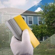Foshio 14 Cm Venster Zuigmond Borstel Auto Huishoudelijke Schoonmaken Tool Glas Water Wisser Siliconen Blade Auto Wassen Cleaner Sneeuw Ijs schraper