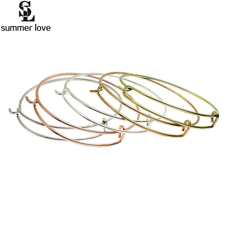 Hot Moda Diy Jóias Openable 10 Fiação Pulseira Ajustável Mulheres Charme Pulseiras Expansíveis Atacado um Lote PCS
