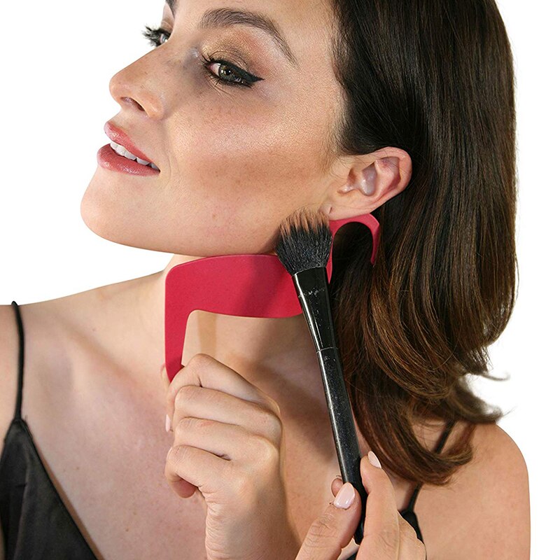 Gabarit de Contour pour maquillage multifonctionnel visage nez Eyeliner pochoirs outil de gabarit de maquillage EY669