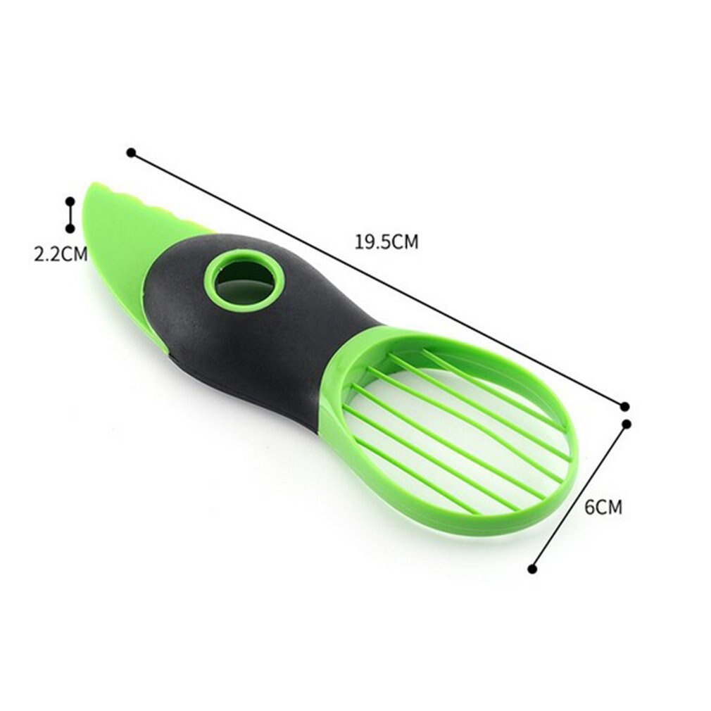 Avocado Slicer 3-In-1 Multifunctionele Avocado Slicer Center Dunschiller Fruit Groente Snijder Separator Keukengereedschap