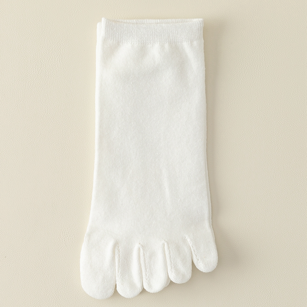 5 paires de chaussettes à orteils pour femmes, avec doigts séparés, en coton de , à cinq doigts, coupe basse, pour Yoga, sport: Or