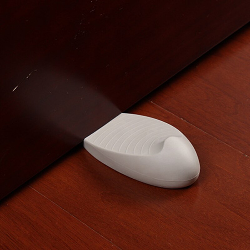 Nail-free Safety Rubber Door Stopper Wedge Security Door Stops Anti-bump Door Holder Gear Gate Resistance Door Stop Hardware