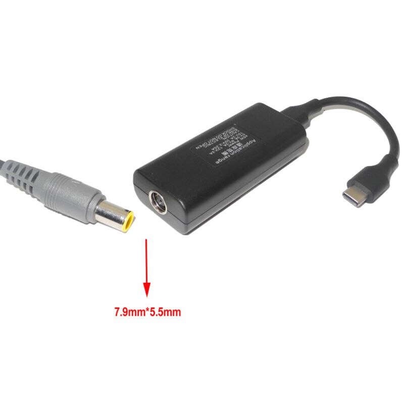 65W Mini Voeding Dc Adapter Lader Connector Usb Type C Converter Voor Lenovo Hp Asus Laptop Pc Computer accessoires: B