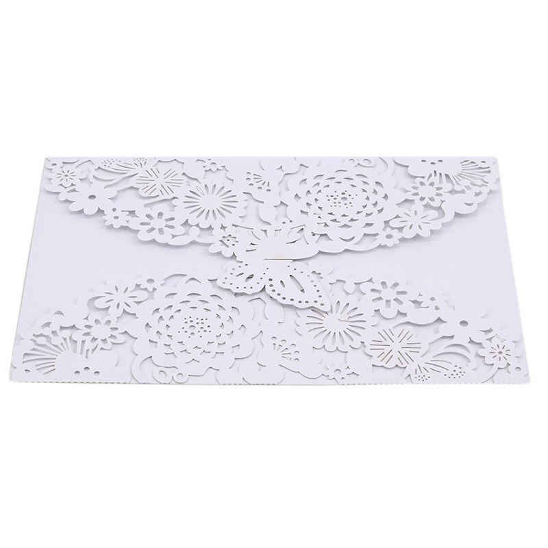 Openwork Wedding Invitation 10 Pieces Of European-Style Wedding Paper-Cut Invitations Greeting Cards Wedding Party Supplies: Butterfly