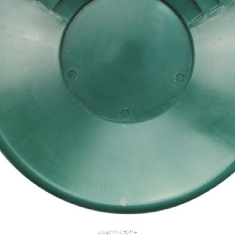 Outdoor 10-inch Gold Pan with Riffles Gold Basin Nugget Mining Pan Compatible with Gold Prospecting Portable D16 21