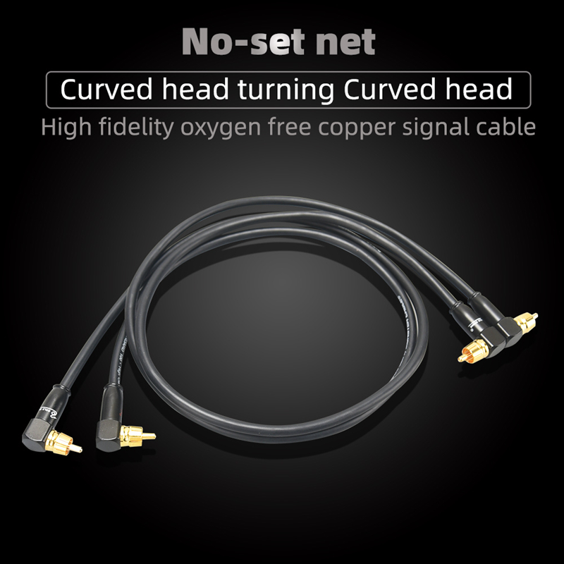 DIYLIVE 1 para kabel audio RCA 2 RCA do 2 RCA Interconnect kable radio HIFI 6N OFC z męskiego na męskie dla wzmacniacza DAC TV samochodowy sprzęt audio