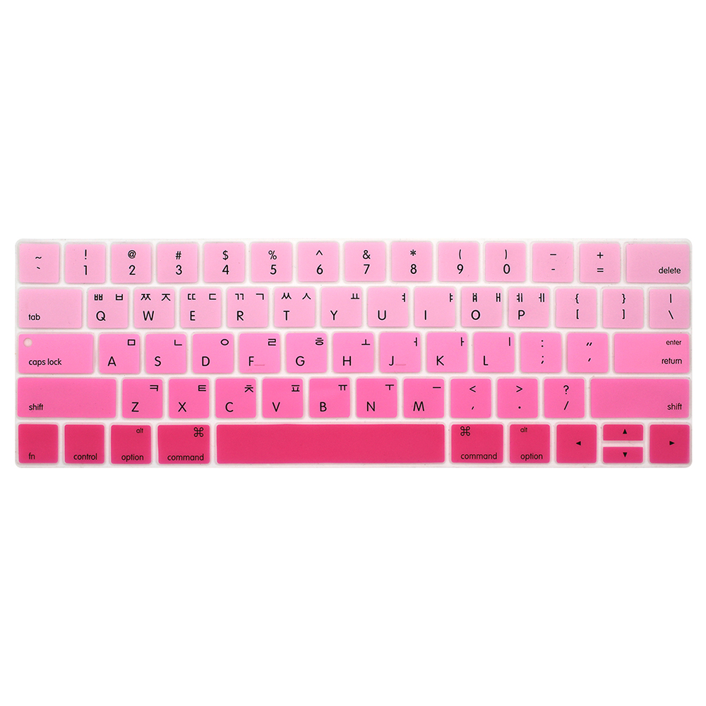 Korean Keyboard Cover Protector Skin for MacBook with touch bar 13 15 A1706 A1707A1989 Korea laptop keyboard protective film